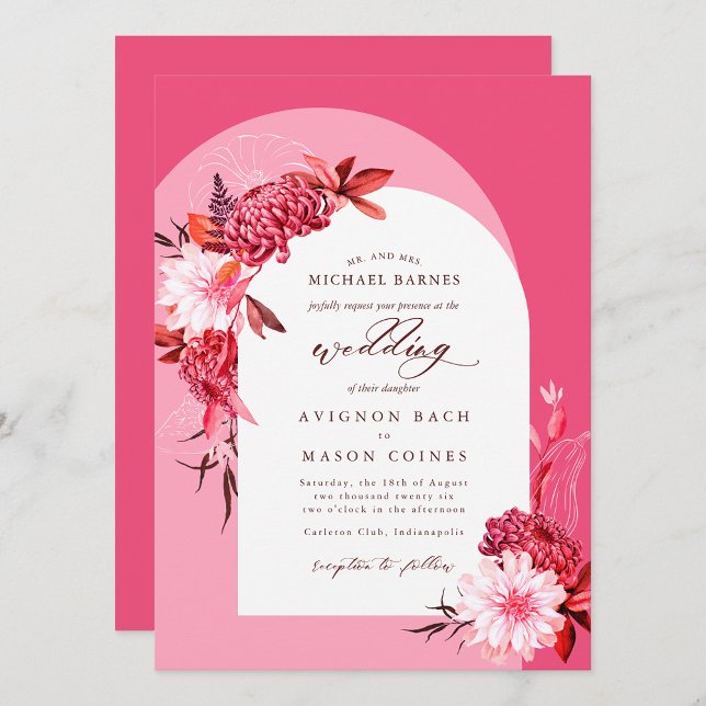 Casamento de Fotografia do Arco Floral de Queda Ro (Criador carregado)