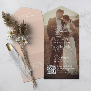 Casamento de Fotografia do Código QR de Pessegueir