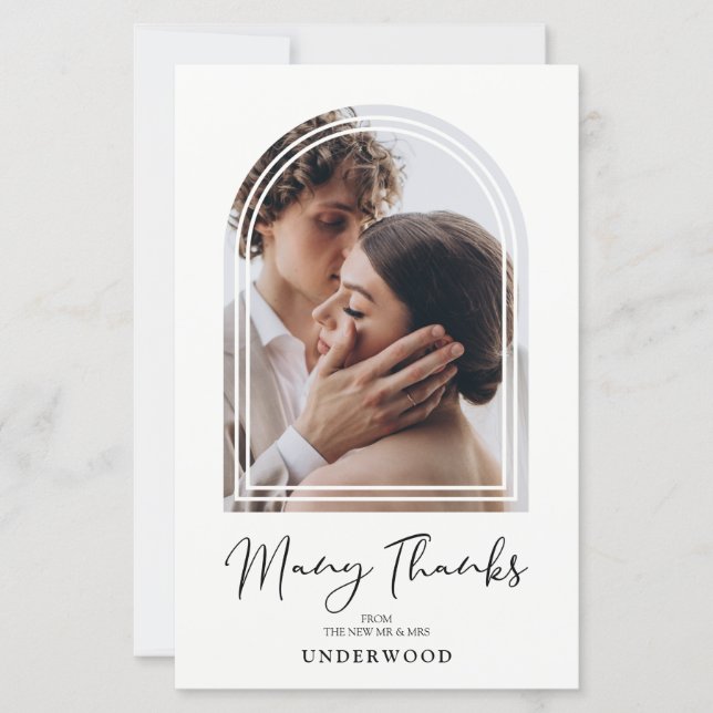 Casamento de Fotografias com Efeito de Arch Minima (Frente)