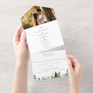 Casamento de Fotografias da Floresta Selvagem