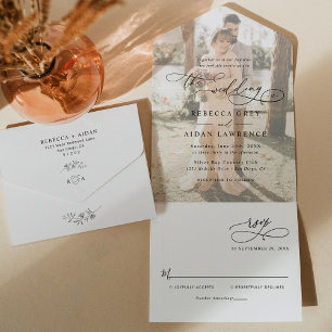 Casamento de Fotografias Modernas de Script Elegan