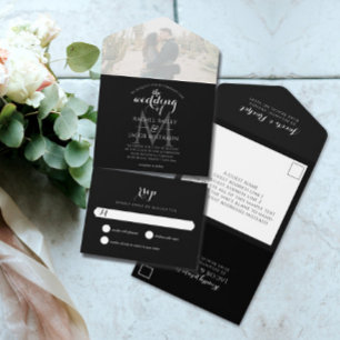 Casamento de Fotografias Simples a Preto e Branco