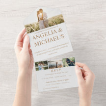 Casamento de Fotografias Simples Moderno