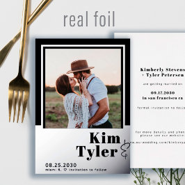 Casamento de fotos em prata preto moderno salve a