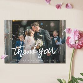 Casamento de Fotos Personalizado Obrigado Magnet
