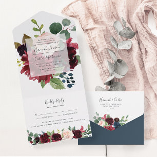 Casamento de Frame Floral Radiante Bloom