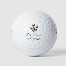 Casamento de Golfe Obrigado com amor de coração ve
