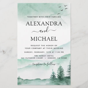 Casamento de Granja Rústica da Montanha do Orçamen