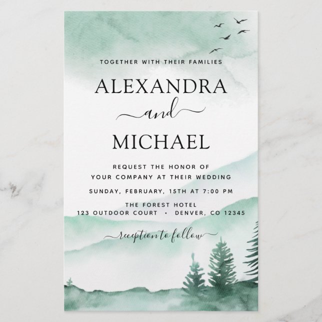 Casamento de Granja Rústica da Montanha do Orçamen (Frente)