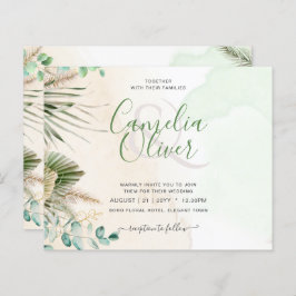 Casamento de Grass Eucalyptus Pampas
