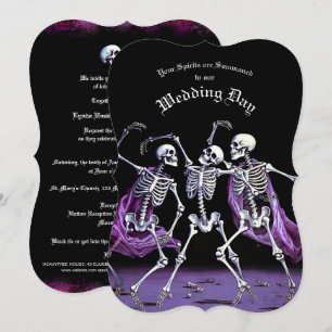 Casamento de Halloween com Skeletons Dançantes da
