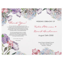 Casamento de Hydrangea, cor de água pintada à mão