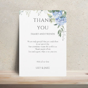 Casamento de Hydrangea Floral Azul Elegante Obriga