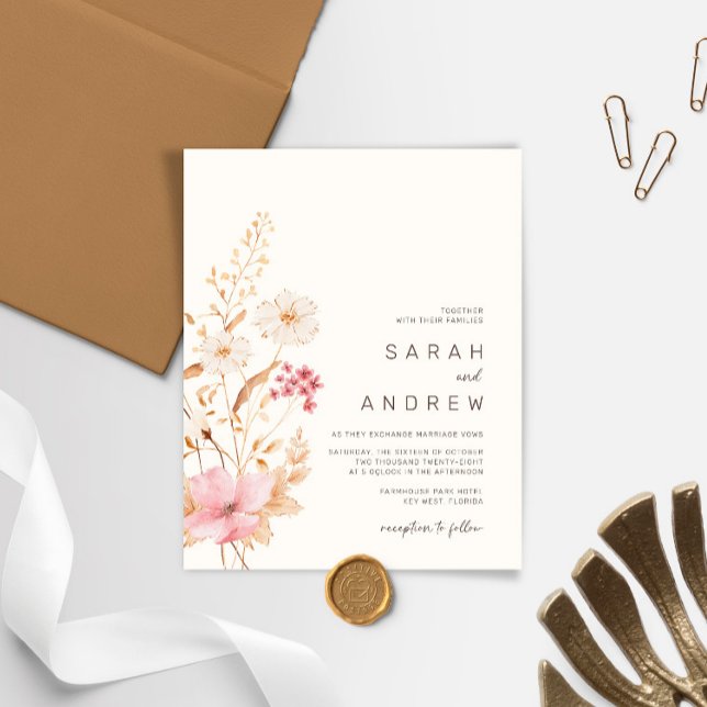 Casamento de Jardim Botânico de Flor Selvagem Mode (Criador carregado)