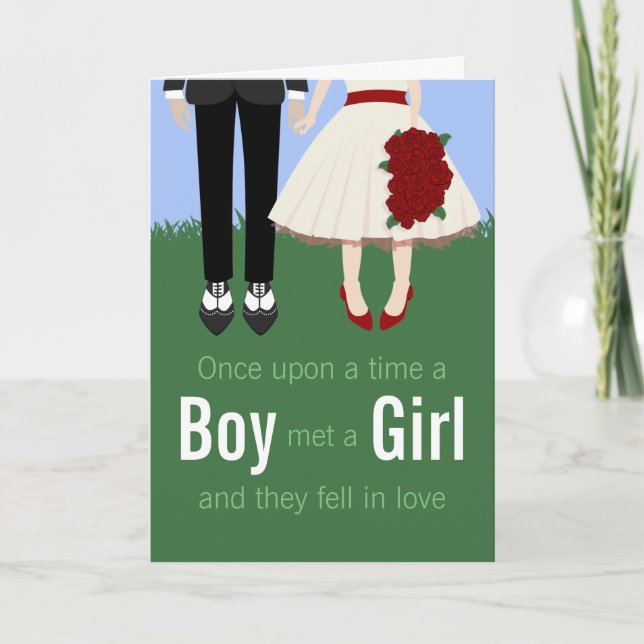 Casamento de Jardim, convite para casamento (Frente)