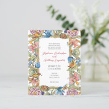 Casamento de Jardim de Aves com Chinoiserie Floral