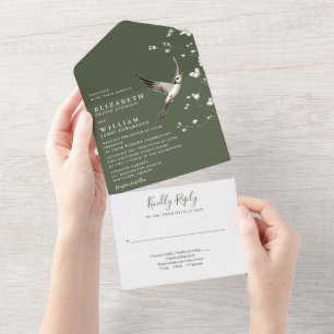 Casamento de Jardins Florais de Olive Green Chinoi