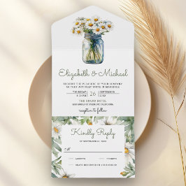 Casamento de Jarra de Pedra Floral de Margaridas R