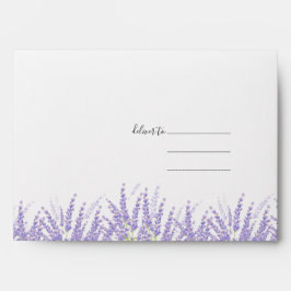 Casamento de Lavandas Floral Elegante