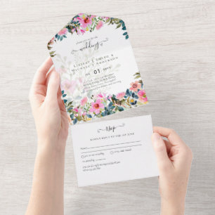 Casamento de LEMÕES Florais Cor-de-Rosa Azul com