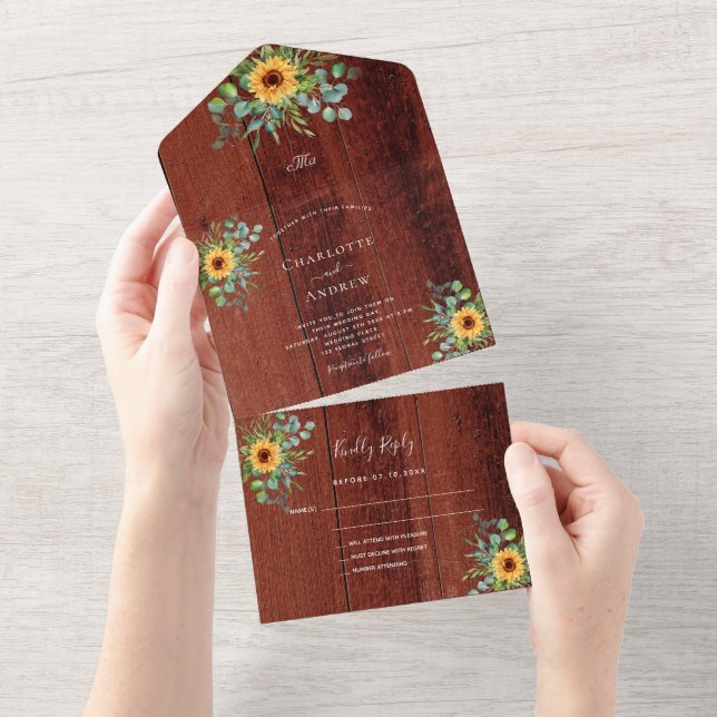 Casamento de lenha-do-sol eucalipto verde-castanha (Aba destacável)