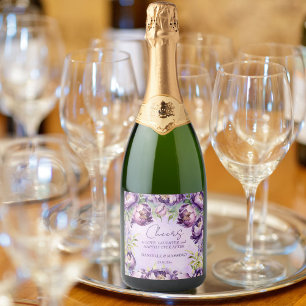 Casamento de lilac wisteria de púrpura Elegante