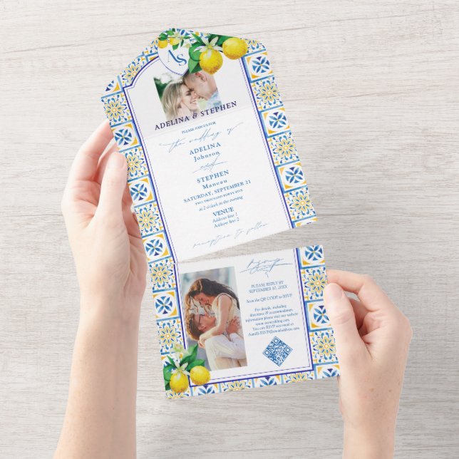 Casamento de limão com limão de Azulejo do Mediter (Tearaway)