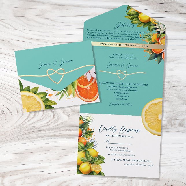 Casamento de Limão e Laranja Cítrico (Criador carregado)