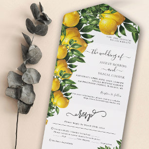 Casamento de Limão Themed Citrusy
