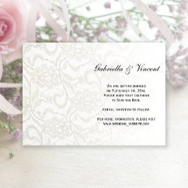 Casamento de Local Branco Salve o Anúncio de Data