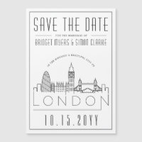 Casamento de Londres | Skyline Estilizado Salvar a