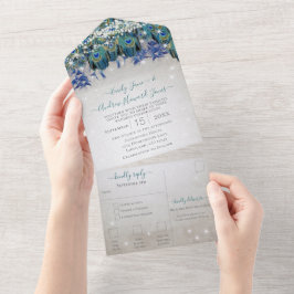Casamento de Luzes de Fada Peacock Bunting Indigo