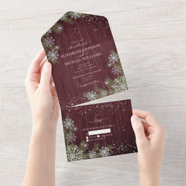 Casamento de Madeira de inverno com prata de ruiva (Tearaway)