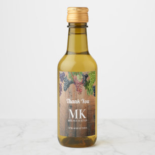 Casamento de Madeira e Uvas de Vinha Rústica