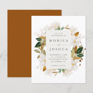 Casamento de Magnolia Blooms Greenery