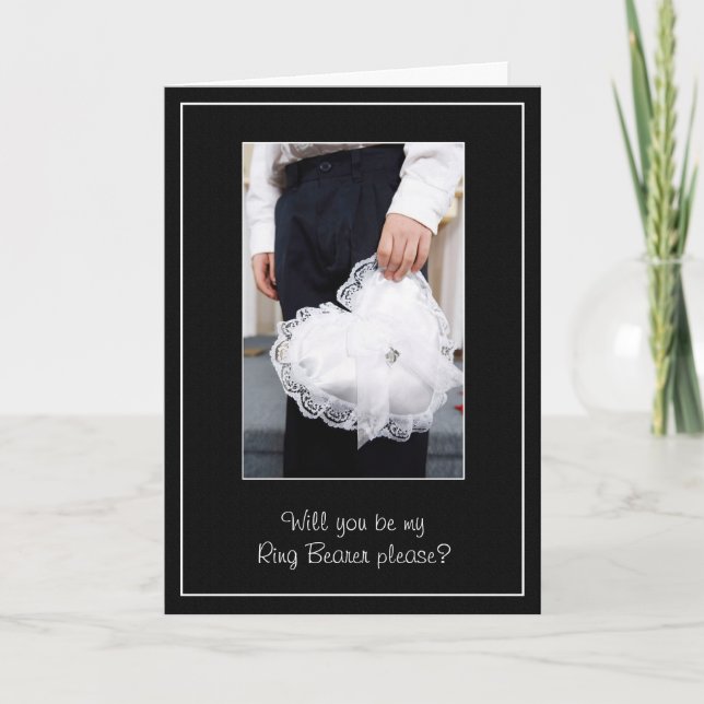 Casamento de Mancal de Anel Obrigado ou Cartão de  (Frente)