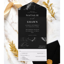 Casamento de Marble Negro