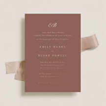 Casamento de Marselha Terracotta e Rosa Gold Foil