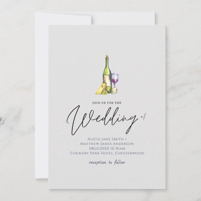 Casamento de Mesas de Grazing em Vinho e Queijo (Frente)