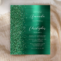 Casamento de Metal Brutado em Emerald Green