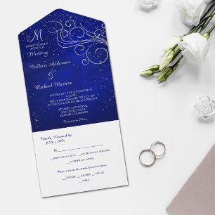 Casamento de Modelo de Foto do Monograma de Impres