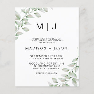 Casamento de Monograma com Granja Mínima e Negrito