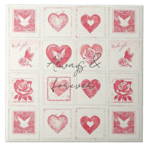 Casamento de Namorados Chic Red Cream Love
