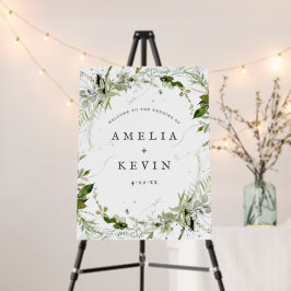 Casamento de Nomes de Aquarela Terrenos Elegantes