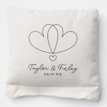 Casamento de Nomes Personalizados Mínimos Simples 