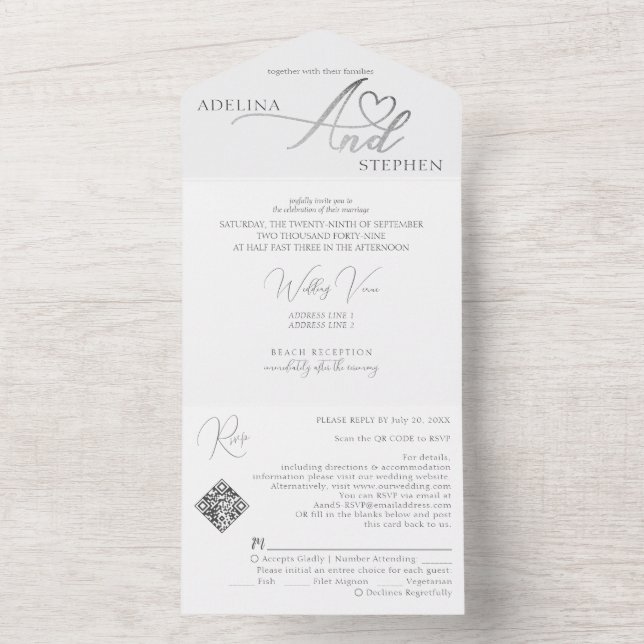 Casamento de Orçamento de Código QR do Script Eleg (Inside)