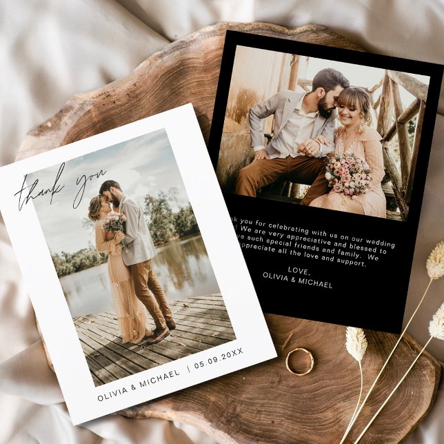 Casamento De Orçamento Obrigado Cartões Foto Minim (Criador carregado)