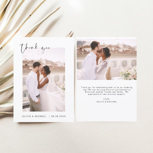 Casamento De Orçamento Obrigado Foto Minimalista
