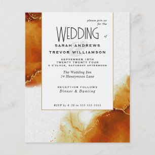 Casamento de Orçamento Toscânia Topaz Céu Abstrato