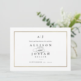 Casamento de Ouro com Monograma Elegante